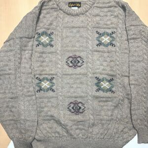 VTG Peruvian 100% Alpaca Pullover Sweater Oxford Shop Mens XL